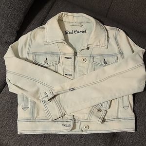 𝅺Red Camel cropped jacket